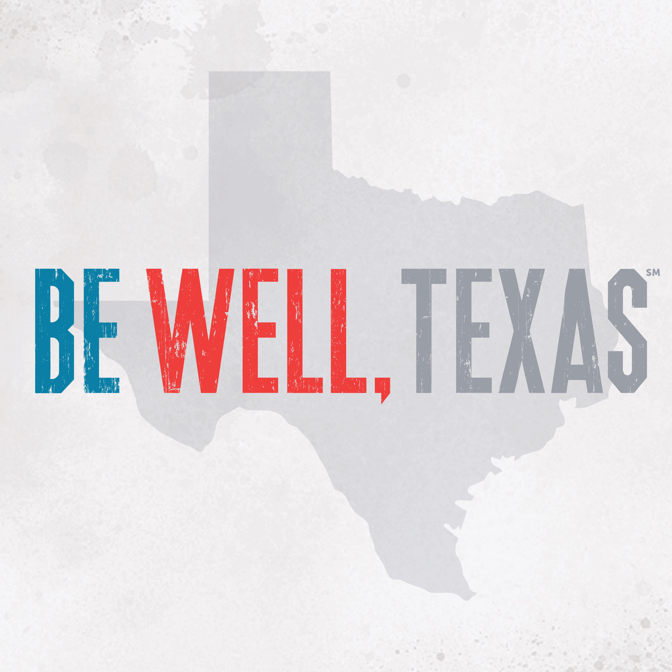 Be Well Texas logo with the state of Texas